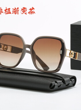 G字母防紫外线大框显瘦太阳镜