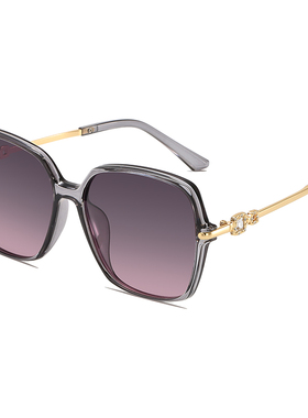 2025新款太阳镜大框女士墨镜防紫外线偏光镜圆脸大脸显瘦近视眼镜