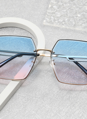 腾悦防紫外线方形渐变女潮流