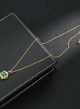 XKDDCT日韩小巧精致微镶绿色旋转