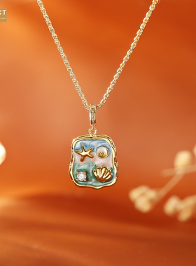 XKDDCT莫奈花园淡水珍珠项链中古