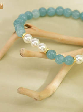 XKDDCT新款新中式石海国风手链女