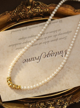 XKDDCT小碎金金风项链轻奢施家6