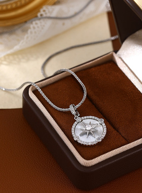 XKDDCT欧美风长款八芒星几何轻奢