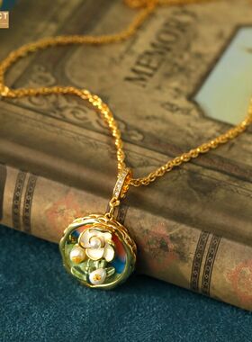 XKDDCT法式气质小新真金电镀油画