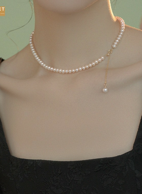 XKDDCT4mm高品质无暇淡水珍珠项