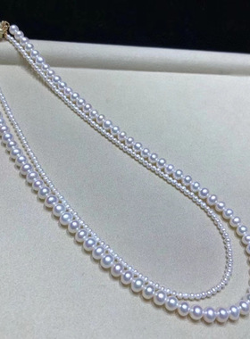 XKDDCT天然淡水项链14K包金蝴蝶