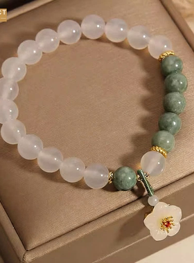 XKDDCT新款新中式白手链女夏森系