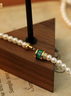 XKDDCT中式风复古珍珠串珠长款项