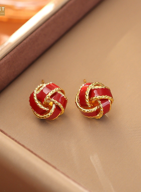 XKDDCT爆款同心结珐琅滴油吊坠项