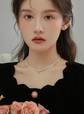 XKDDCT天然淡水珍珠项链56m米珠