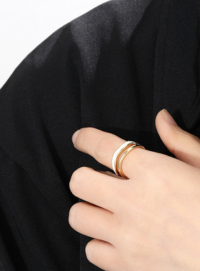 XKDDCT新款个性气质双层珐琅珠