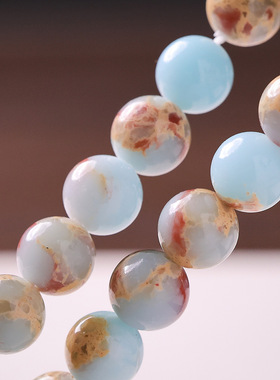 XKDDCT新款新中式天然8MM寿山石