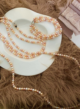 XKDDCT施家玻璃混彩色多层叠戴项