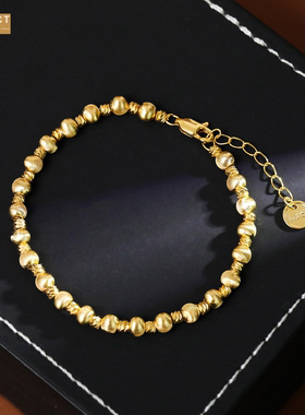 XKDDCT新款新中式拉丝串珠手链金