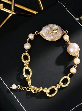 XKDDCT巴洛克淡水手链小众高级感