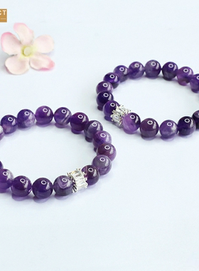 XKDDCT新款手串女薰衣草水晶手