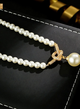 XKDDCT轻奢高级感微镶锆石打结珠