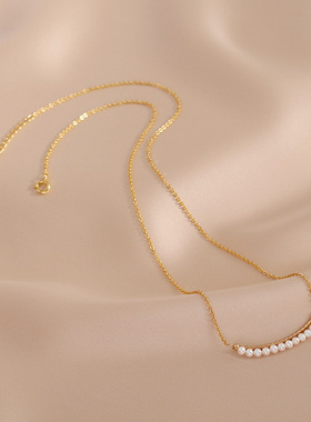 XKDDCT天然淡水项链微笑款简约1