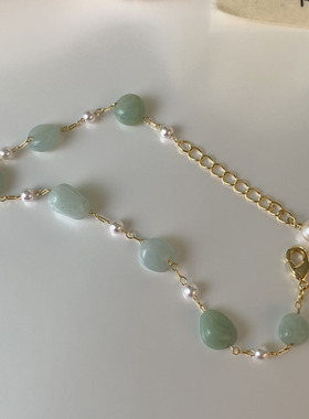 XKDDCT新款天然绿东陵手链女珍