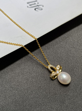XKDDCT新款天然淡水项链轻奢简约