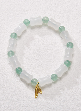 XKDDCT新款天然天山翠冰种竹节上