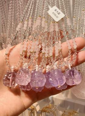 XKDDCT新款天然水晶新中式冰透玉