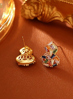 XKDDCT爆款彩色锆石葫芦项链中国