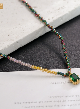 XKDDCT新款简约彩色锆石手工串