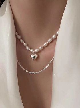 XKDDCT天然淡水项链56mm米珠简约