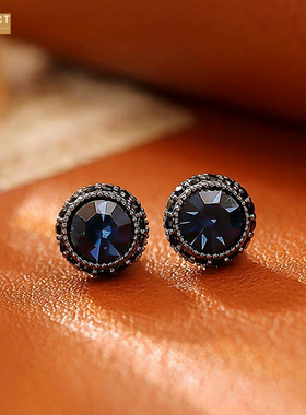 XKDDCT新款爆款潮酷墨蓝色锆石吊