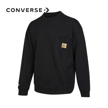 Converse ຜູ້ຊາຍກະເປົ໋າຄໍມົນ knitted pullover sweatshirt 10024165