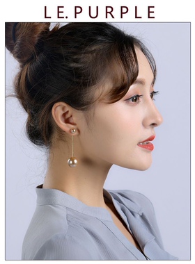 日韩简约百搭显脸瘦的耳环女流苏