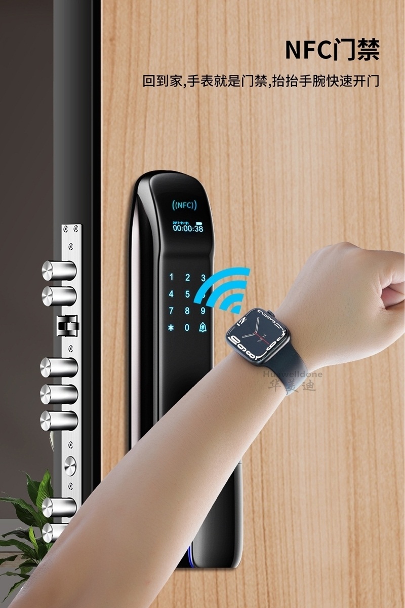适用三星W22 F52 A52智能手表可通话支付NFC手环心率血压监测 - 图1