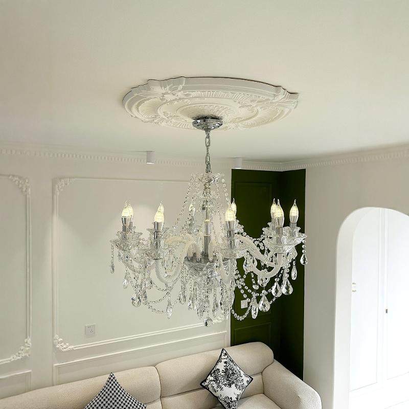 法式轻奢水晶吊灯网红复古宫廷风客厅创意个性饭厅灯高档大气别墅,淘宝优惠券,粉丝福利购,淘宝优惠卷