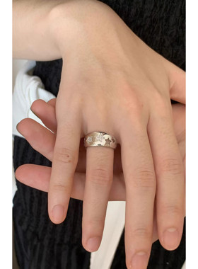 韩系甜酷小众设计感镶钻星星可调节高级简约时尚个性指环锆石戒指