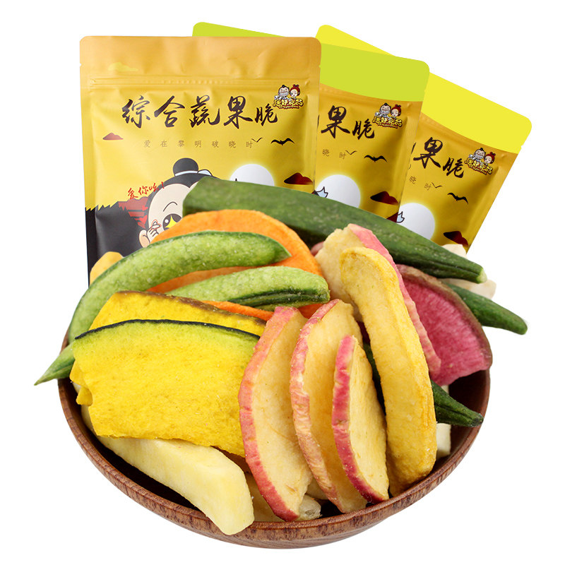 综合果蔬脆水果干蔬菜干零食即食蔬果秋葵干混