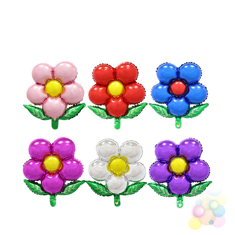 五瓣花铝膜气球生日派对商场店铺店面场景布置学校教室幼儿园装饰,淘宝优惠券,粉丝福利购,淘宝优惠卷