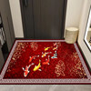 Horizontal entry nine fish blue home floor mat green fish koi home floor mat swimming into the fish pattern mat foyer