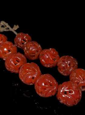 南红天然镂空饰品手串