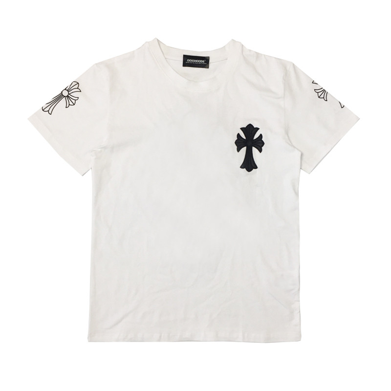 欧美潮流ins百搭立体贴皮pu刺绣 ooxxhoods2T恤