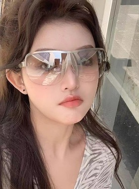 无防晒椭圆运动眼镜男女