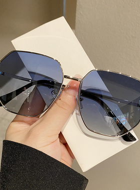 无防风多边复古男女夜骑墨镜