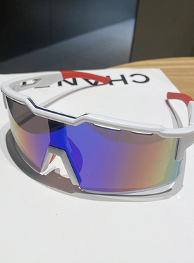 无飞形圆式运动男女骑行太阳镜