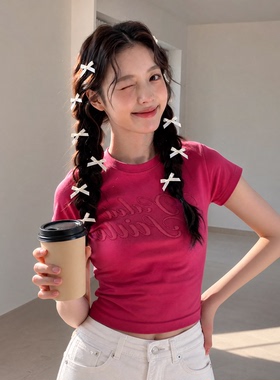 甜美少女迷你蓝色蝴蝶结发夹发饰