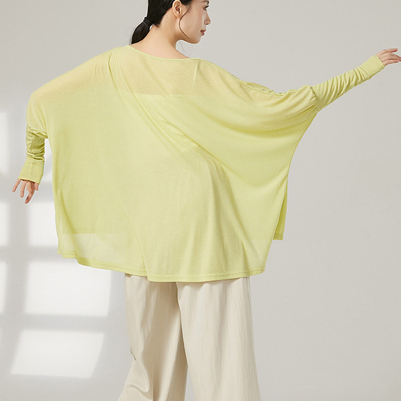 现代舞宽松大码舞蹈服男女同款舞蹈生日常练功服上衣艺考形体罩衫 - 图2