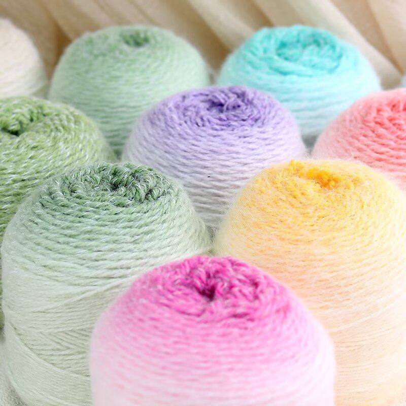 轻岚渐变长绒魔法球花束玫瑰花束礼物diy材料编织手工编毯子,淘宝优惠券,粉丝福利购,淘宝优惠卷