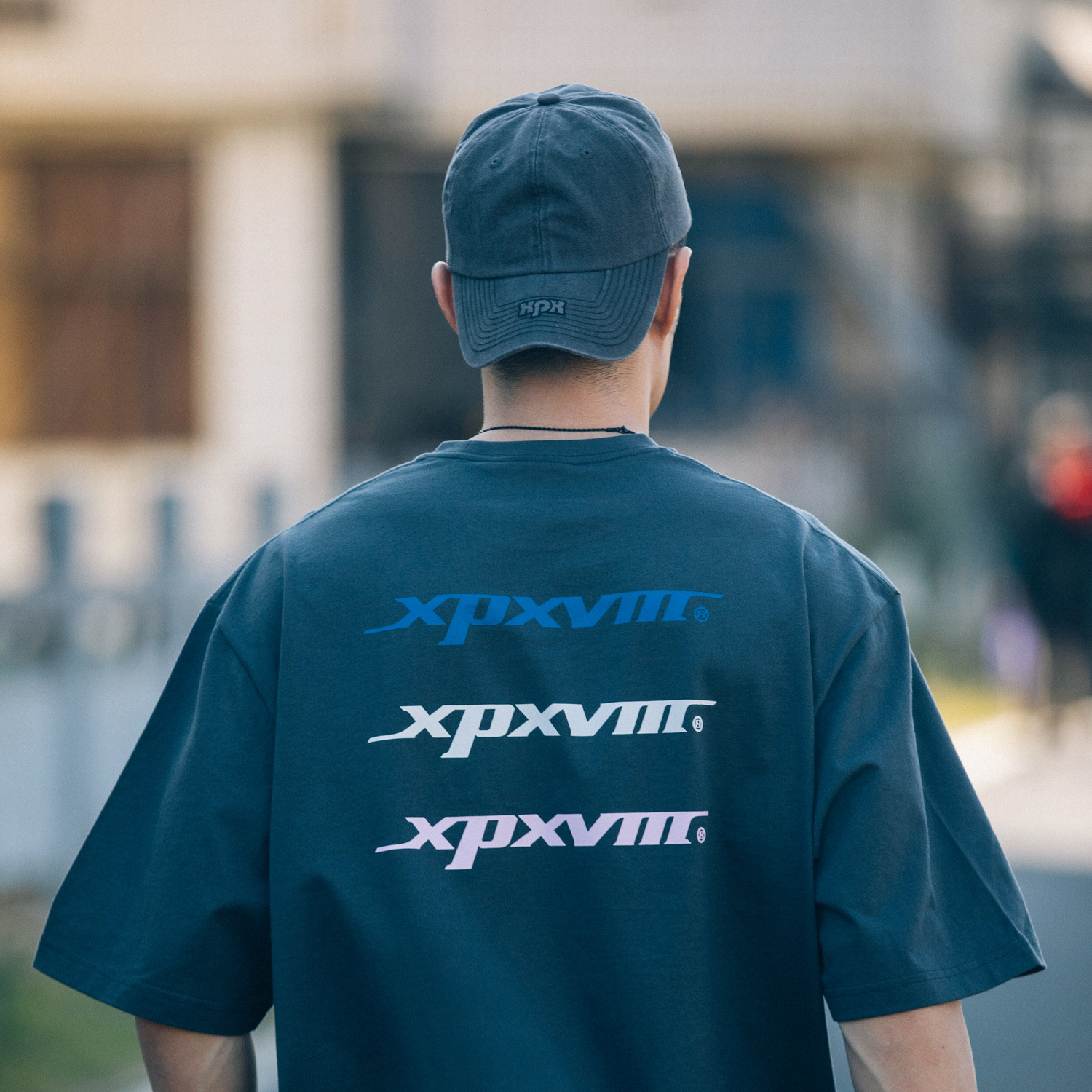 XPX 周柏豪 TRIPLE XPXVIII. LOGO团队印花字母短袖T恤 - 图1