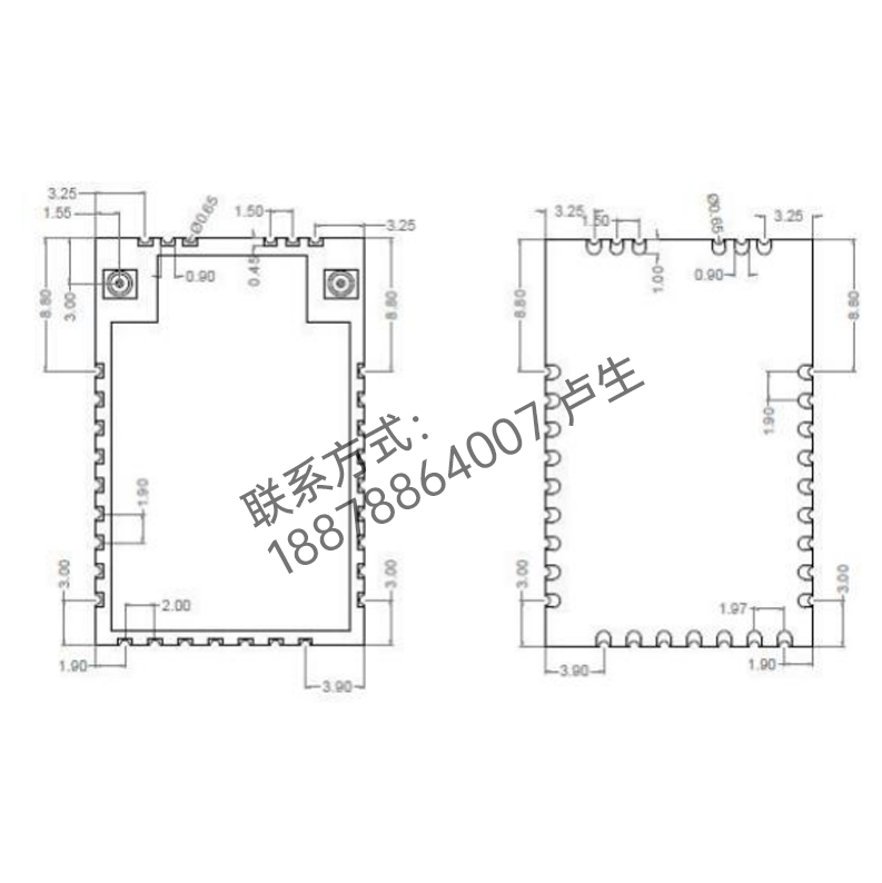 RTL8832BU 1200Mbps高速双频WiFi6网卡 USB3.0无线模块 802.11AX - 图2