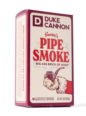 Duke Cannon-Pipe Smoke限定款圣诞老人烟斗怀旧男士沐浴香皂283g